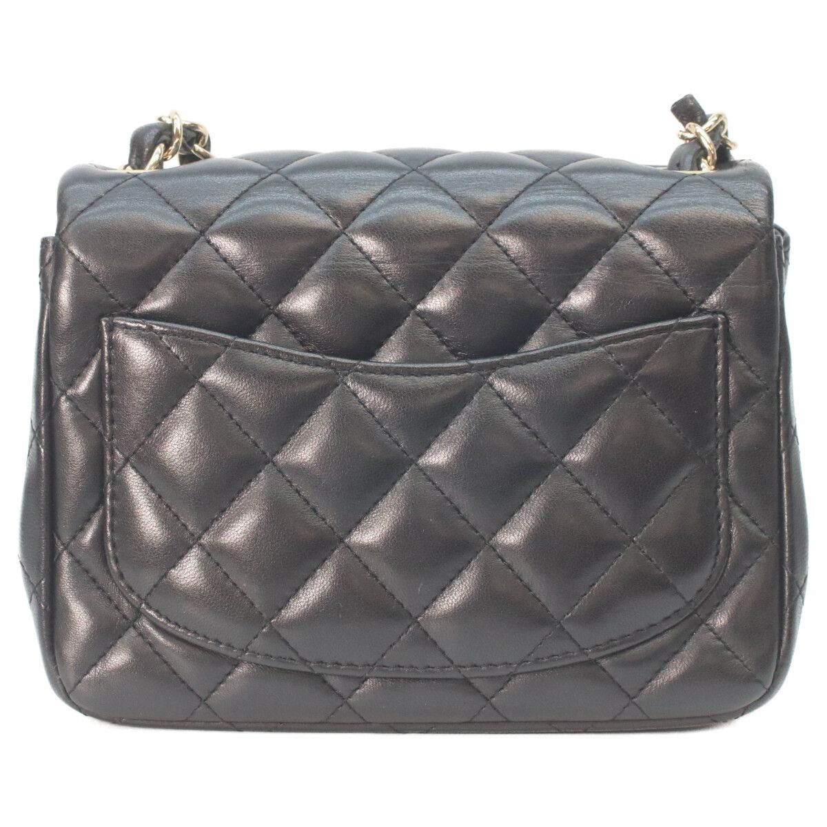 Chanel Black Rum Gold Mini Quilted 17 Shoulder — view 3
