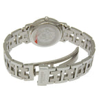 Hermes Clipper Stainless Steel Quartz Analog Watch with White Dial — view 4