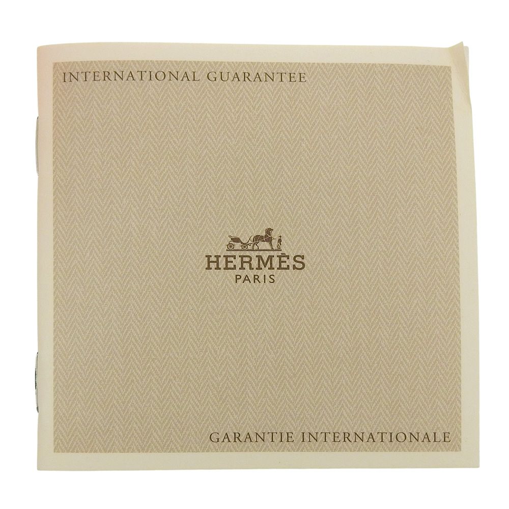 Hermes Clipper Stainless Steel Quartz Analog Watch with White Dial — view 8