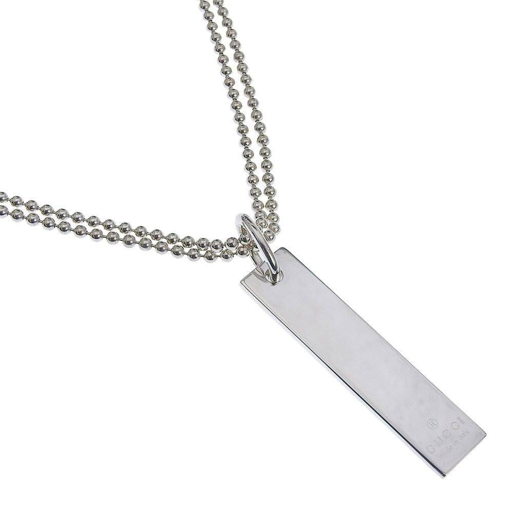 Gucci Ball Chain Necklace 925 Sterling Silver