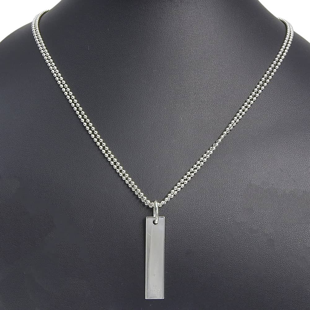 Gucci Ball Chain Necklace 925 Sterling Silver — view 2