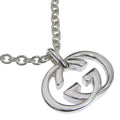 Gucci Interlocking 925 Sterling Silver Necklace