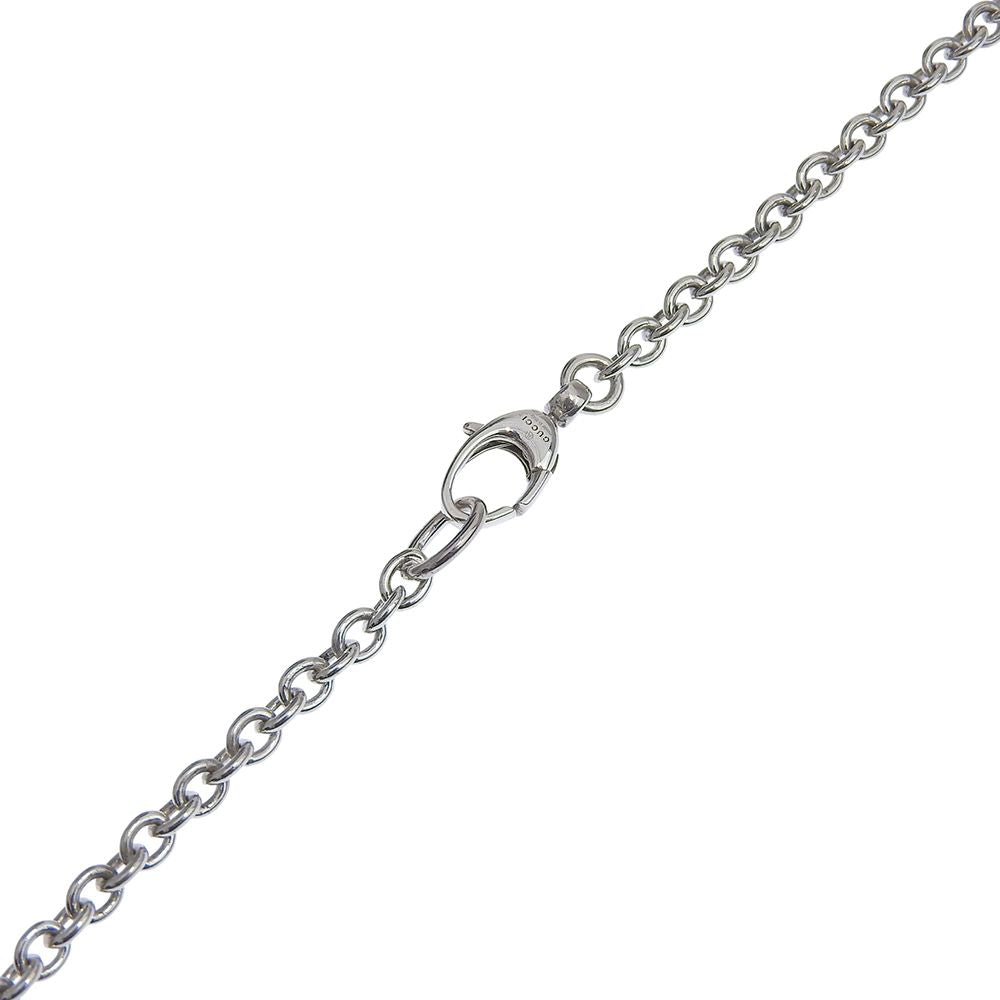 Gucci Interlocking 925 Sterling Silver Necklace — view 5