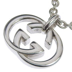 Gucci Interlocking 925 Sterling Silver Necklace — view 3