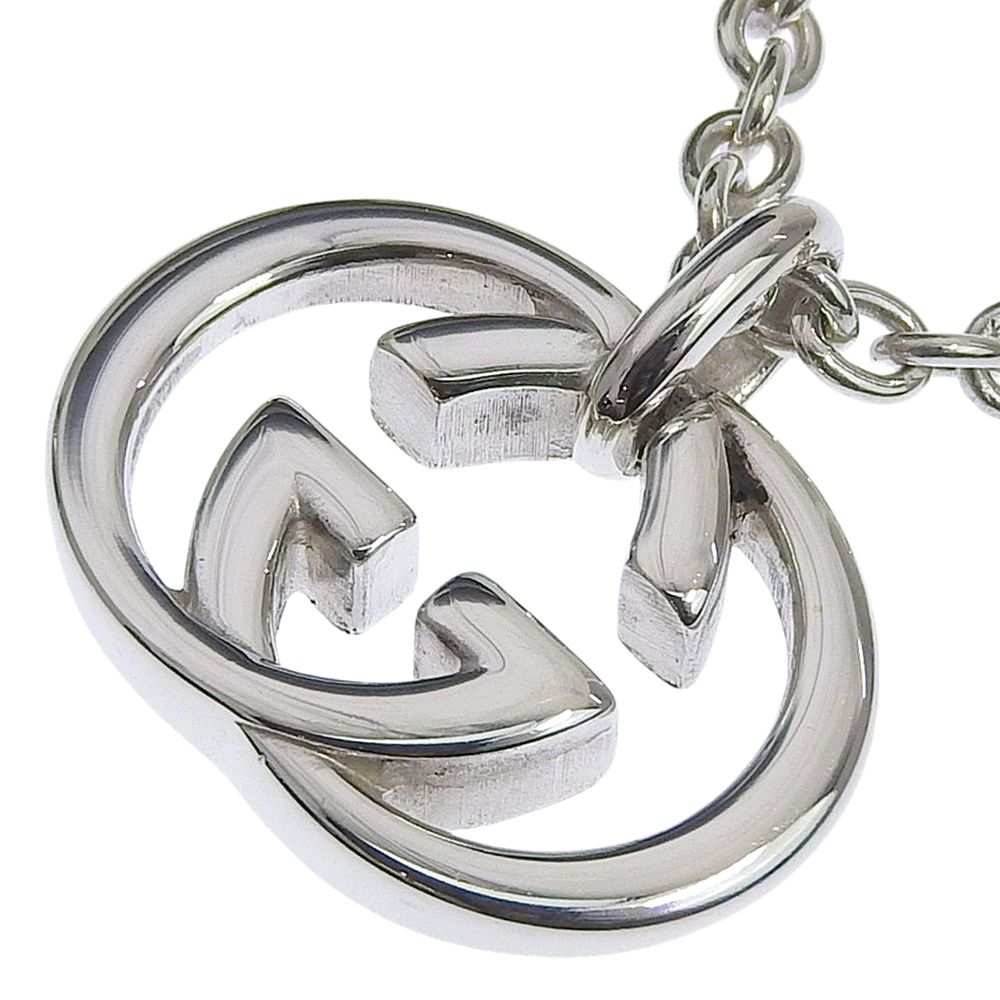 Gucci Interlocking 925 Sterling Silver Necklace — view 3