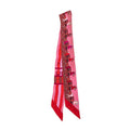 Hermes Twilly Rocabar Cover Scarf Pink Red Silk