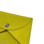 Hermes Business Card Holder Calvi Lime — view 7