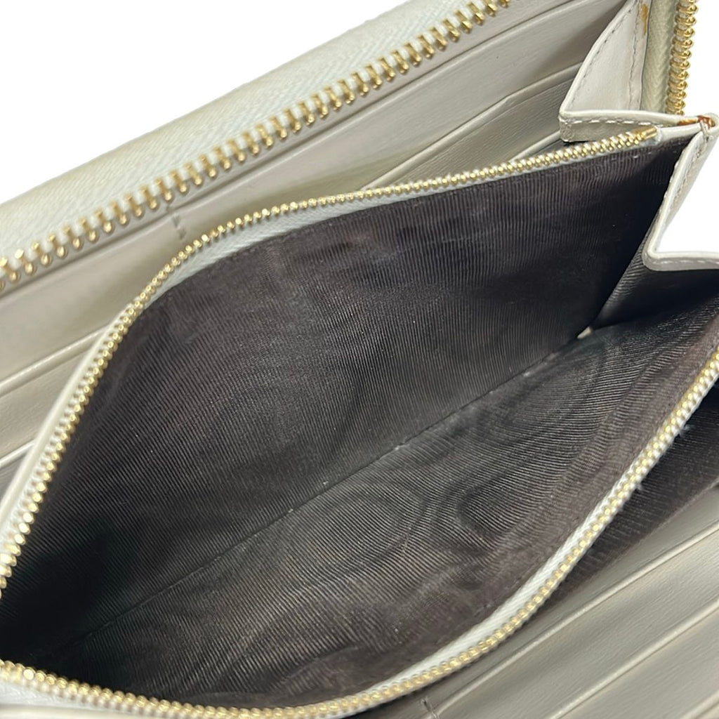 Gucci Wallet Horsebit Ivory Zip Around Leather — view 4