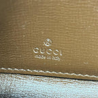 Gucci Coin Case Horsebit Dark Brown White Dark Gray L-shaped Zipper Leather — view 4