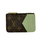 Louis Vuitton Coin Case Monogram Card Holder Romy Brown