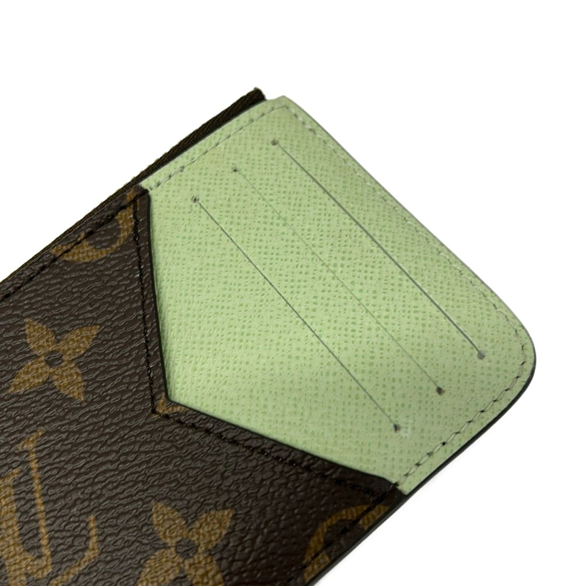Louis Vuitton Coin Case Monogram Card Holder Romy Brown — view 6