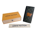Louis Vuitton Monogram Bi Foldlong Wallet Portefeuille Brazza NM green