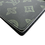 Louis Vuitton Monogram Bi Foldlong Wallet Portefeuille Brazza NM green — view 9