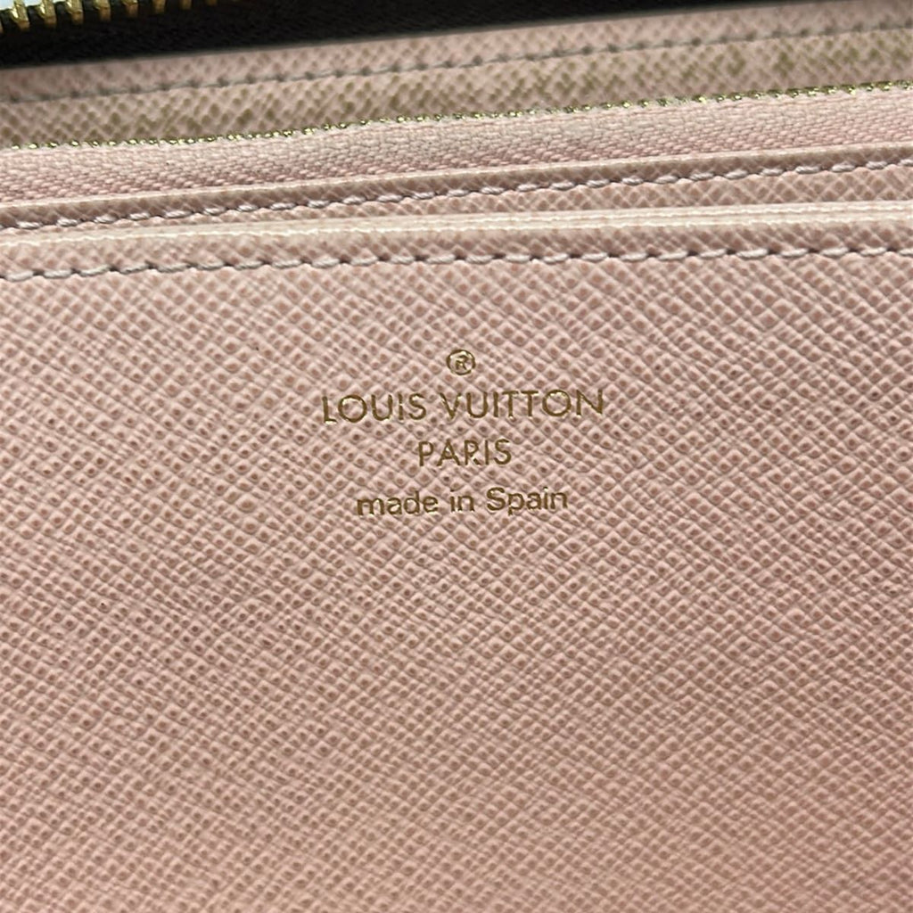 Louis Vuitton Wallet Monogram Zippy Rose Ballerine Leather Cowhide — view 5