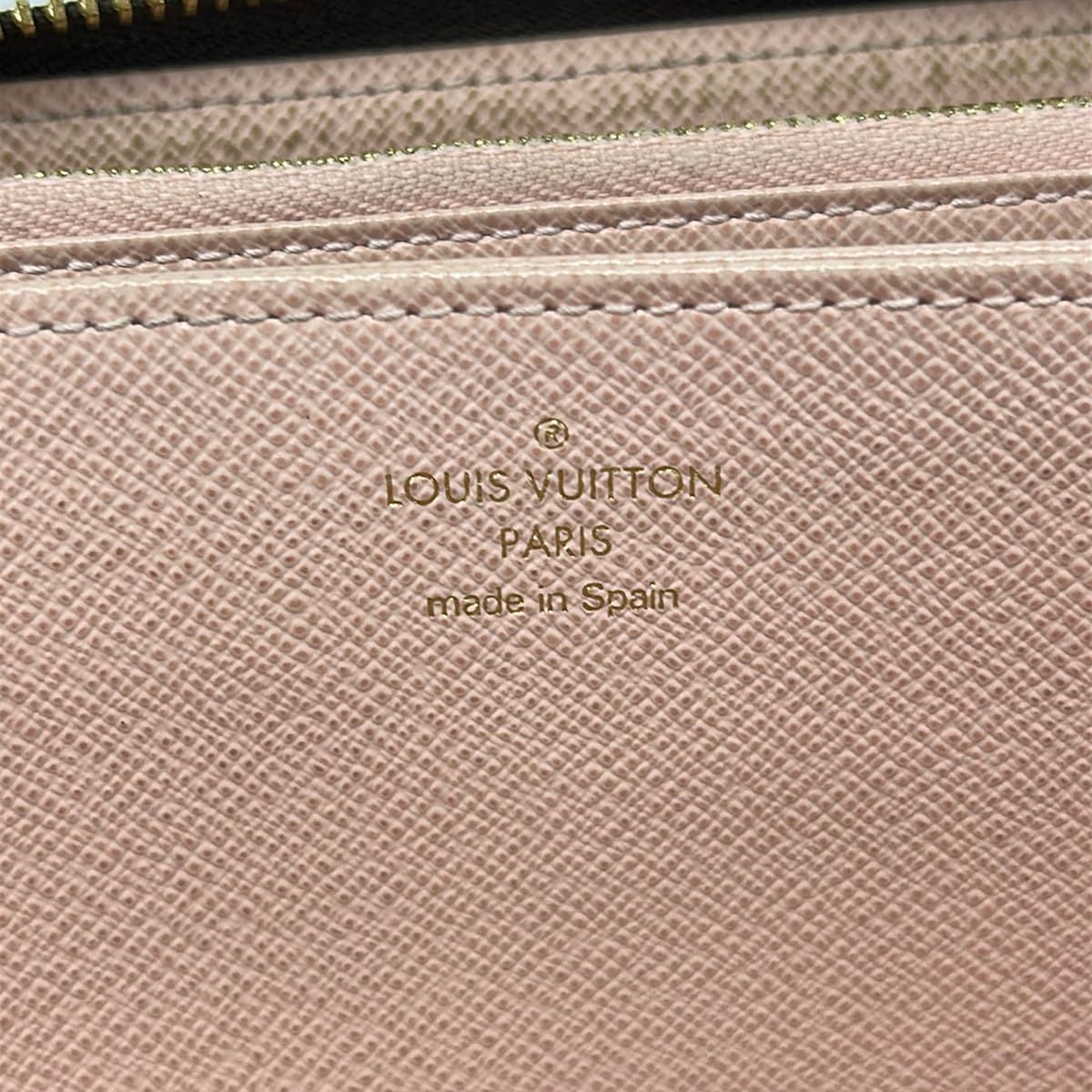 Louis Vuitton Wallet Monogram Zippy Rose Ballerine Leather Cowhide — view 5