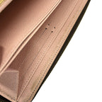 Louis Vuitton Wallet Monogram Zippy Rose Ballerine Leather Cowhide — view 8