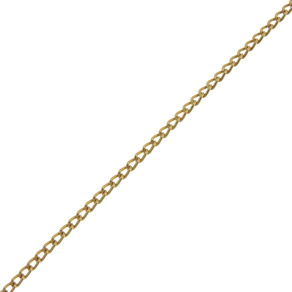 Chanel Jacket Motif CC Logo Gold Plated Black Necklace — view 4