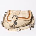 Dior Gaucho Saddle Bag Galliano Era Leather Beige