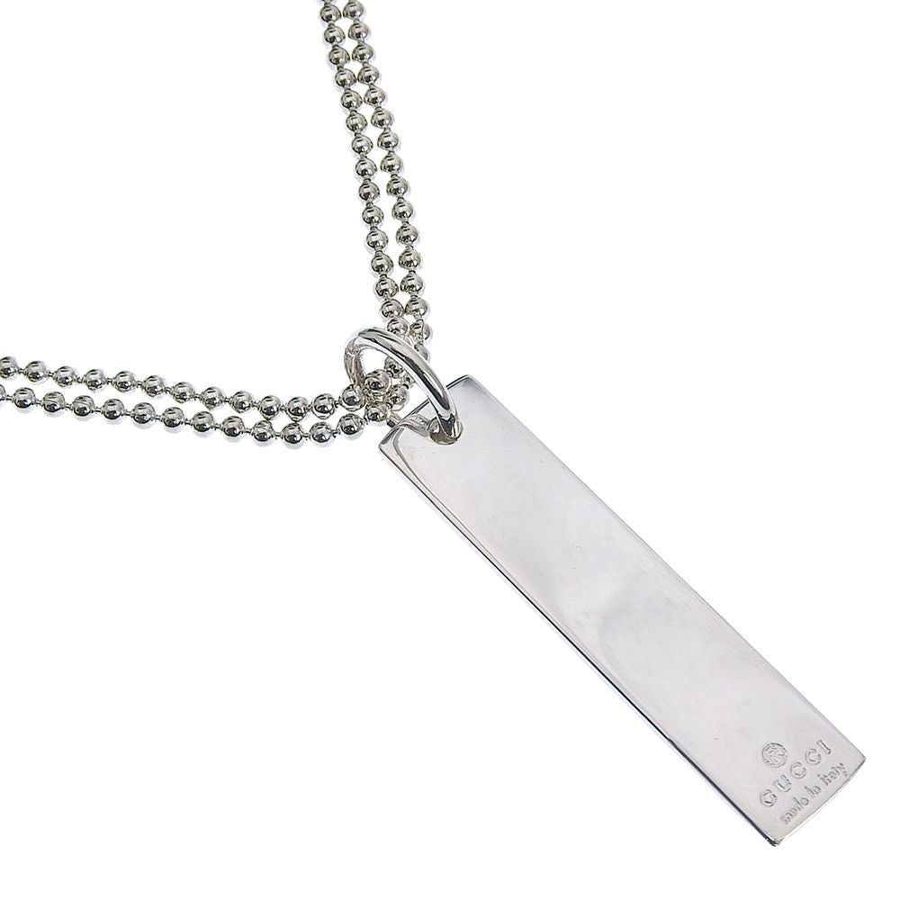 Gucci Ball Chain Necklace 925 Sterling Silver