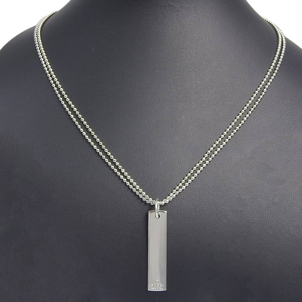 Gucci Ball Chain Necklace 925 Sterling Silver — view 2