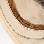Dior Gaucho Saddle Tote Shoulder Bag Galliano Era Leather Beige — view 6