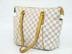 Louis Vuitton LV Totally PM Damier Azur Shoulder Bag Tote White Gray Second — view 2