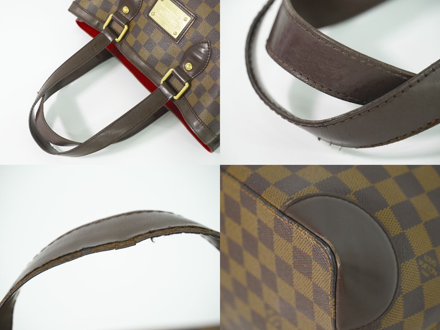Louis Vuitton LV Hampstead PM Damier Ebene Tote Brown — view 6