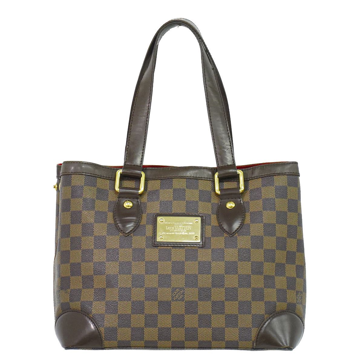 Louis Vuitton LV Hampstead PM Damier Ebene Tote Brown