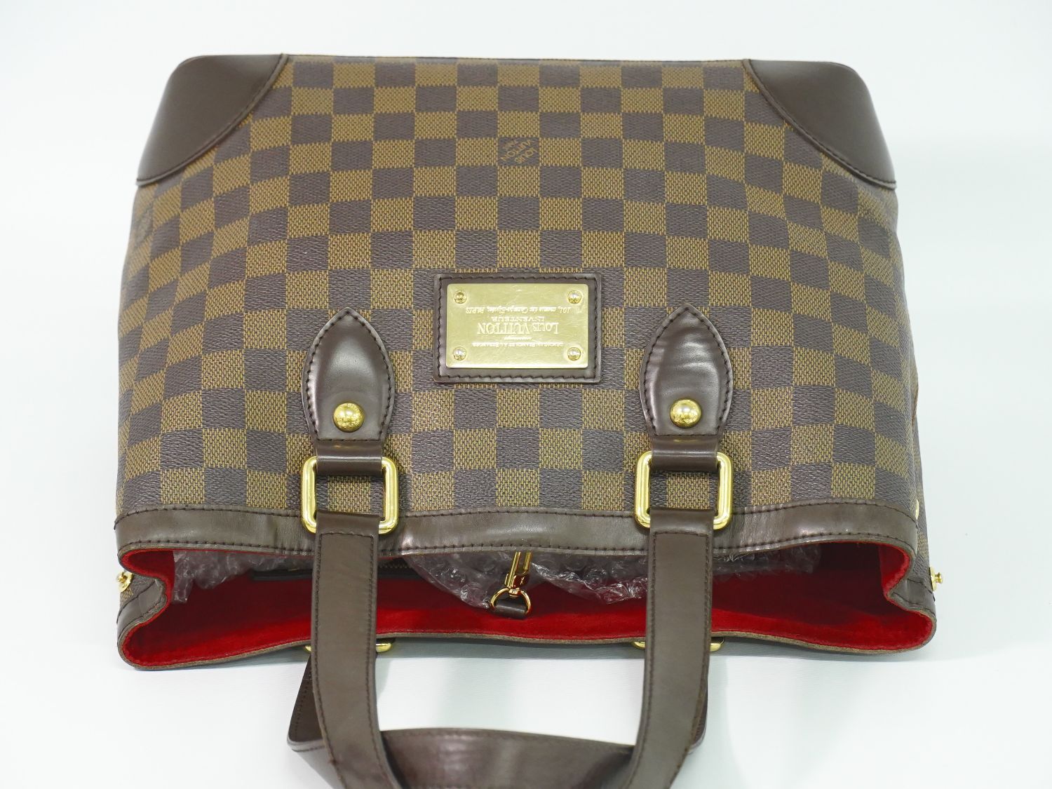 Louis Vuitton LV Hampstead PM Damier Ebene Tote Brown — view 5