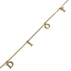 Dior Logo Gold Plated Necklace — view 4