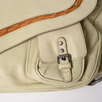 Dior Gaucho Saddle Shoulder Bag Galliano Era Leather Beige — view 5