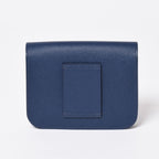 Hermes Constance Slim Bifold Wallet Veau Epsom Navy Pouch Gold — view 3