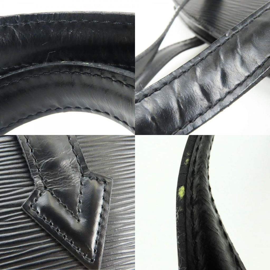 Louis Vuitton Handbag Saint Jacques Epi Leather Noir Black — view 8