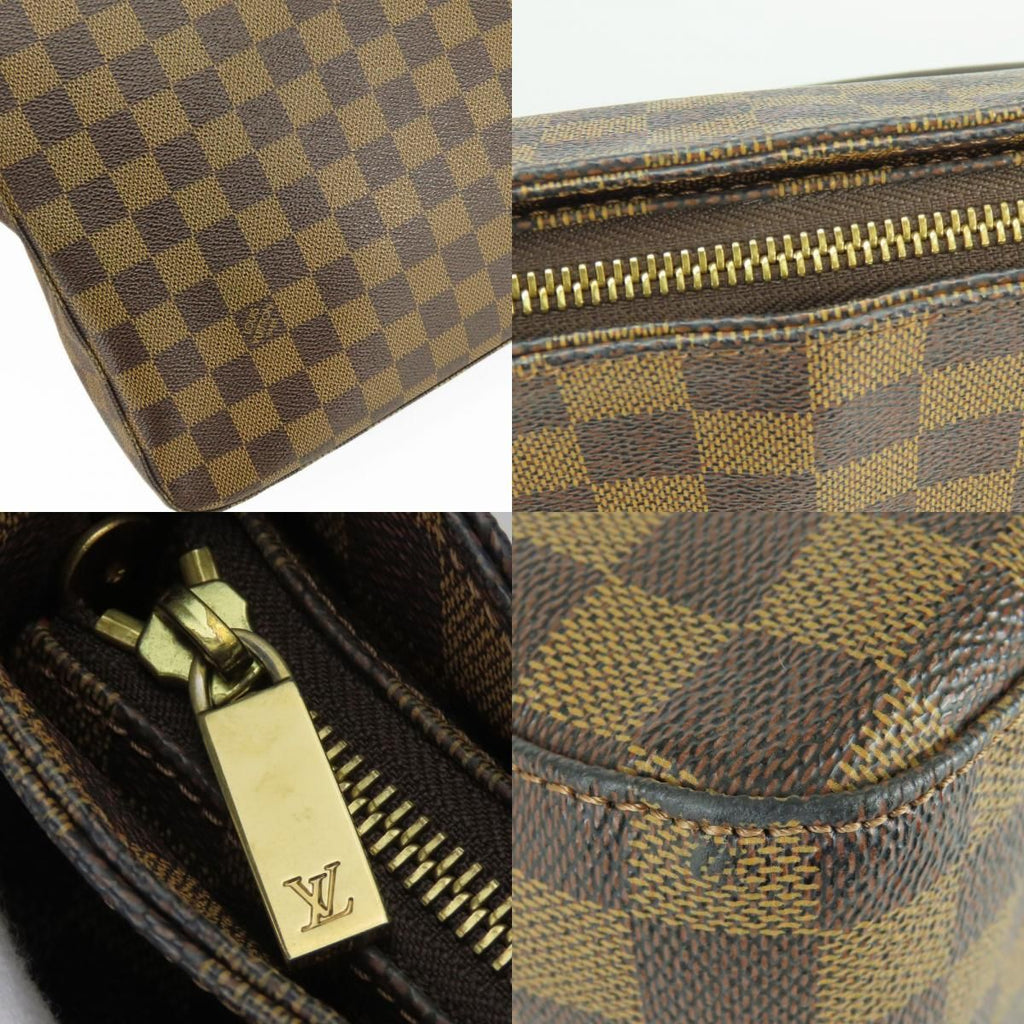 Louis Vuitton Shoulder Bag Looping GM Damier Ebene Brown SP Order Everyday — view 5
