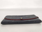 Louis Vuitton Wallet Portefeuille Emily Marine Monogram Empreinte Bifold Gold — view 4