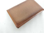 Hermes Card Case Calvi Verso Brown Navy Leather Business Holder Bicolor — view 9