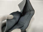 Fendi Trifold Wallet Peekaboo Selleria Micro Gray Leather Turnlock Silver — view 6