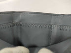 Fendi Trifold Wallet Peekaboo Selleria Micro Gray Leather Turnlock Silver — view 9