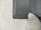 Fendi Trifold Wallet Peekaboo Selleria Micro Gray Leather Turnlock Silver — view 8