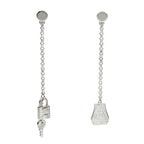 Hermes Earrings Kelly Clochette Height: Diamond White Gold