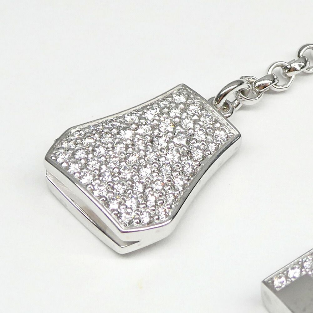 Hermes Earrings Kelly Clochette Height: Diamond White Gold — view 3