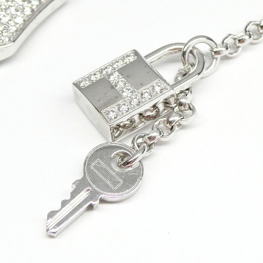 Hermes Earrings Kelly Clochette Height: Diamond White Gold — view 2