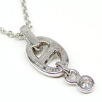 Hermes Necklace Chaine D'ancre PM Pavediamond White Gold — view 3