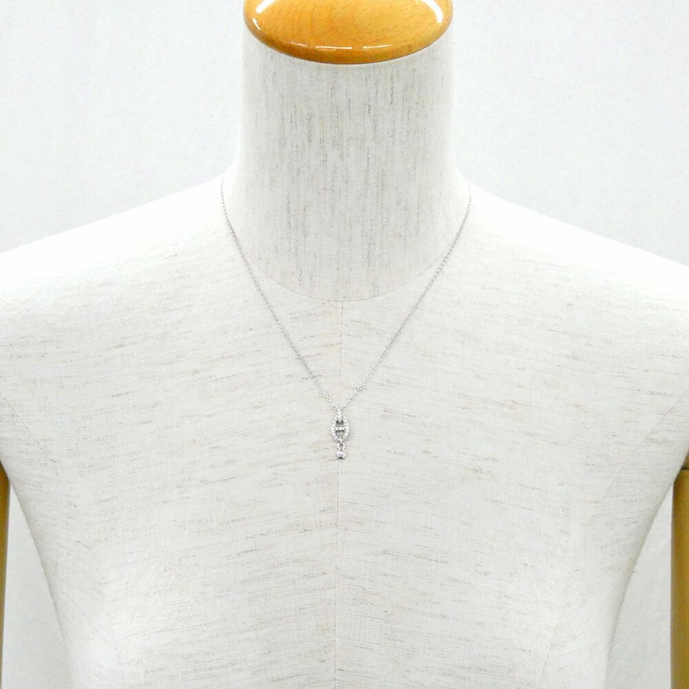 Hermes Necklace Chaine D'ancre PM Pavediamond White Gold — view 9