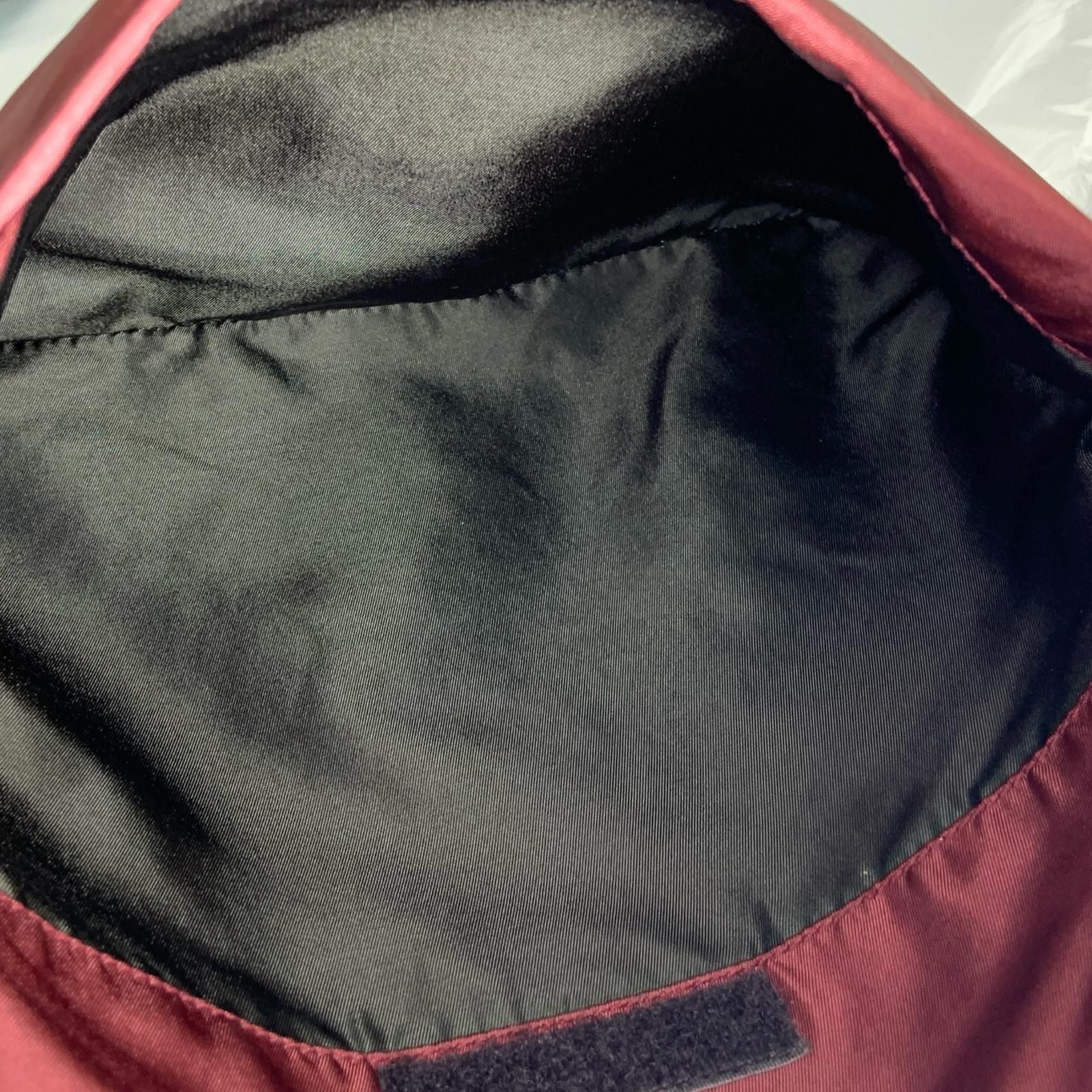 Prada Triangle Logo Nylon Shoulder Bag Brown — view 8
