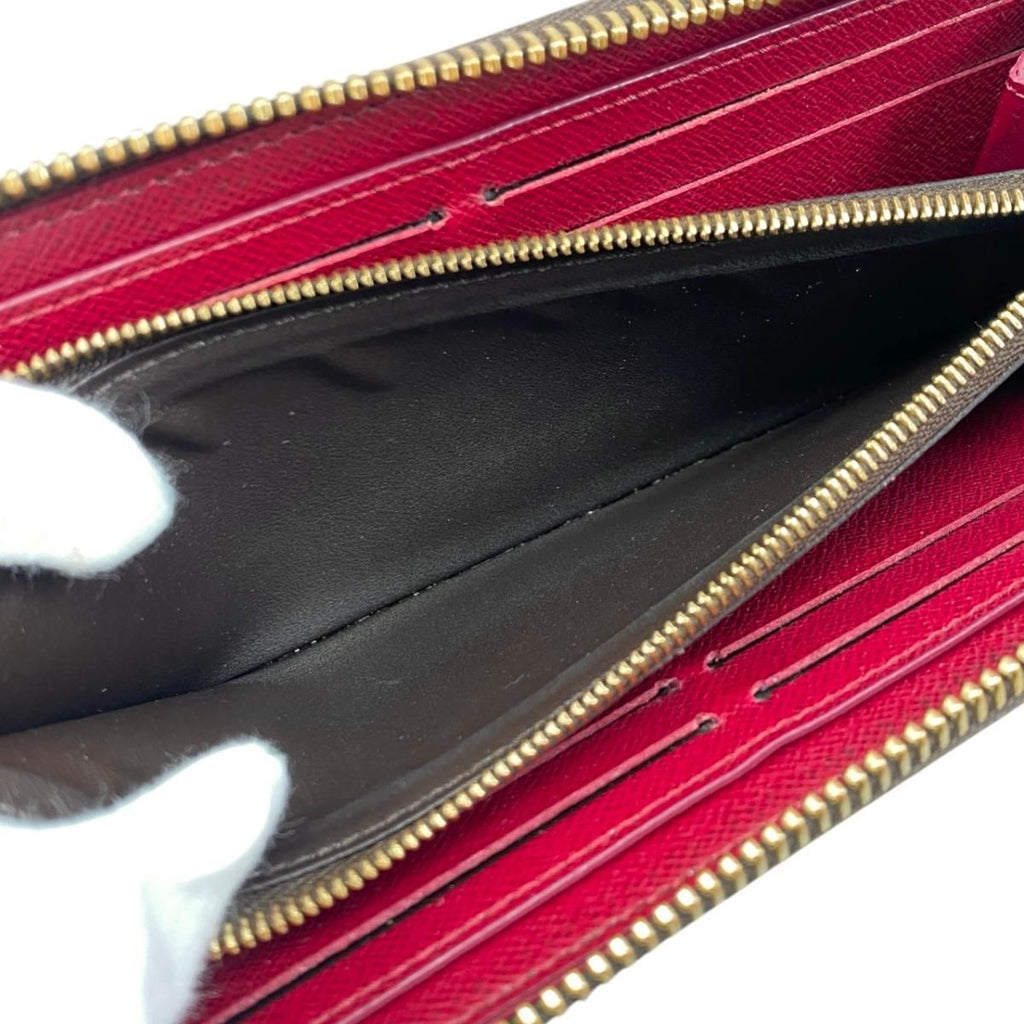 Louis Vuitton Wallet Portefeuille Clemence Monogram Fuchsia Pink — view 8