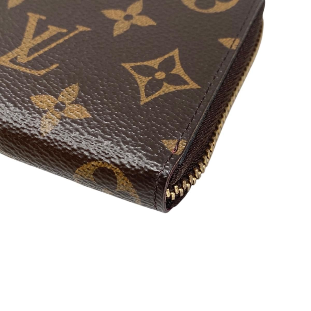 Louis Vuitton Wallet Portefeuille Clemence Monogram Fuchsia Pink — view 4