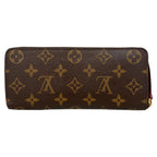 Louis Vuitton Wallet Portefeuille Clemence Monogram Fuchsia Pink — view 2
