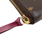 Louis Vuitton Wallet Portefeuille Clemence Monogram Fuchsia Pink — view 5