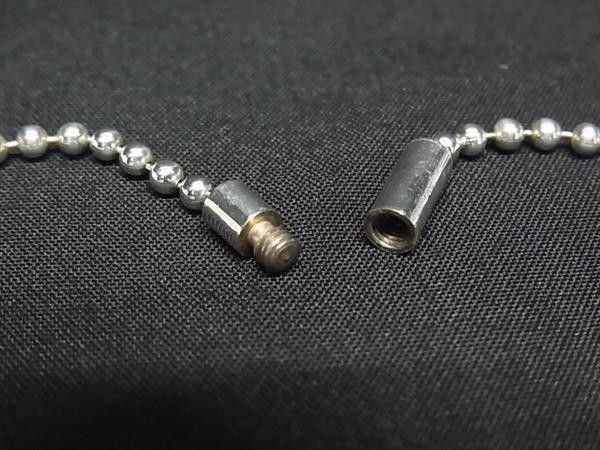 Gucci Bracelet Logo Plate Ball Chain Silver Double — view 3